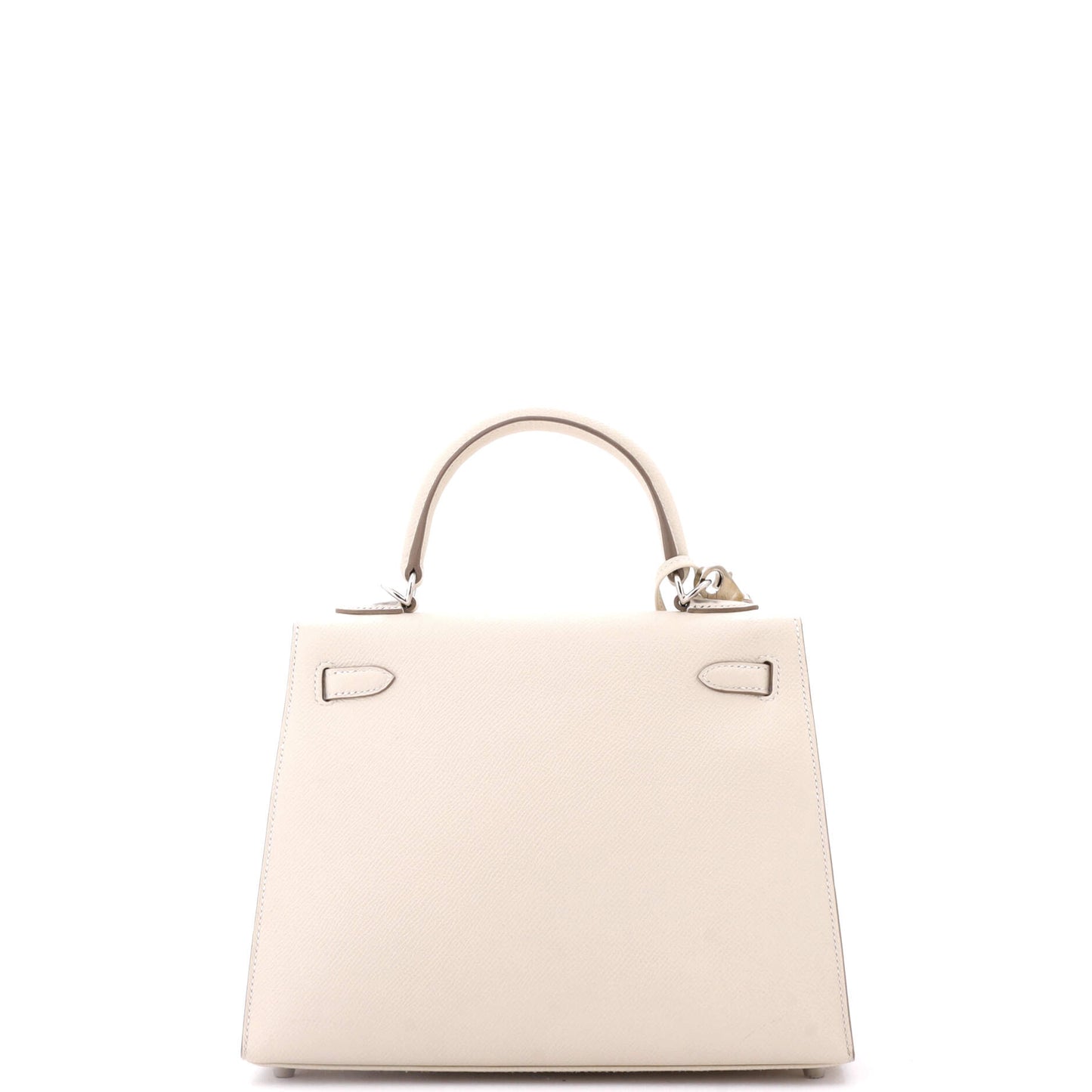 Kelly Handbag Light Epsom with Palladium Hardware 25