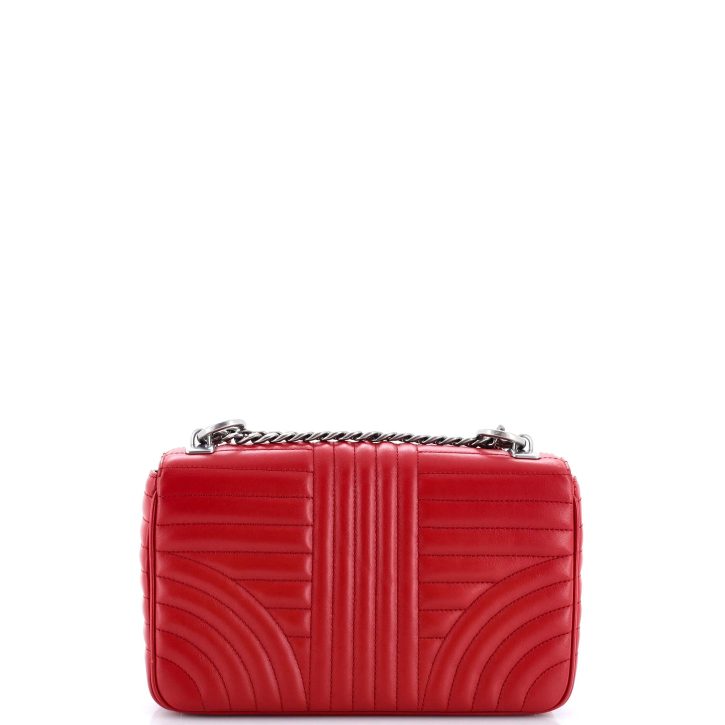 Chain Flap Shoulder Bag Diagramme Quilted Leather Medium