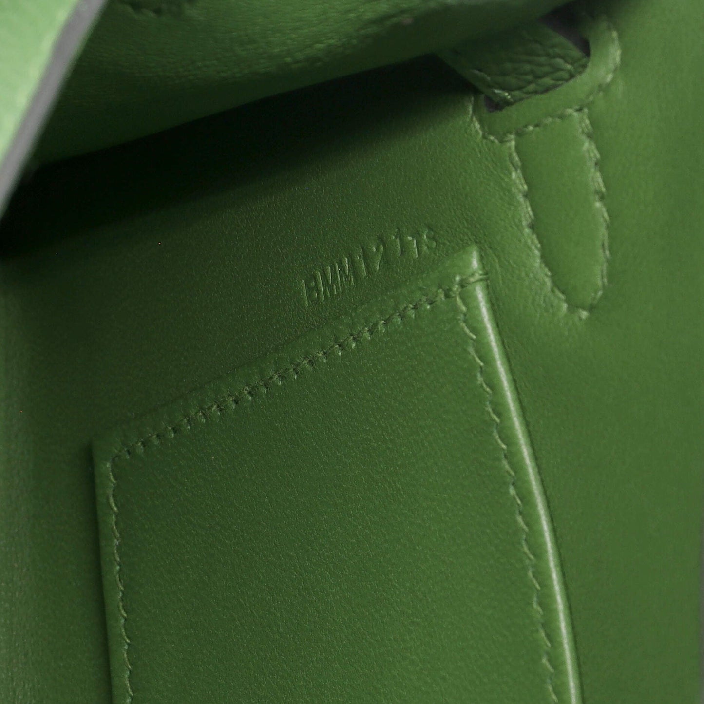 Kelly Mini II Bag Vert Yucca Epsom with Palladium Hardware 20