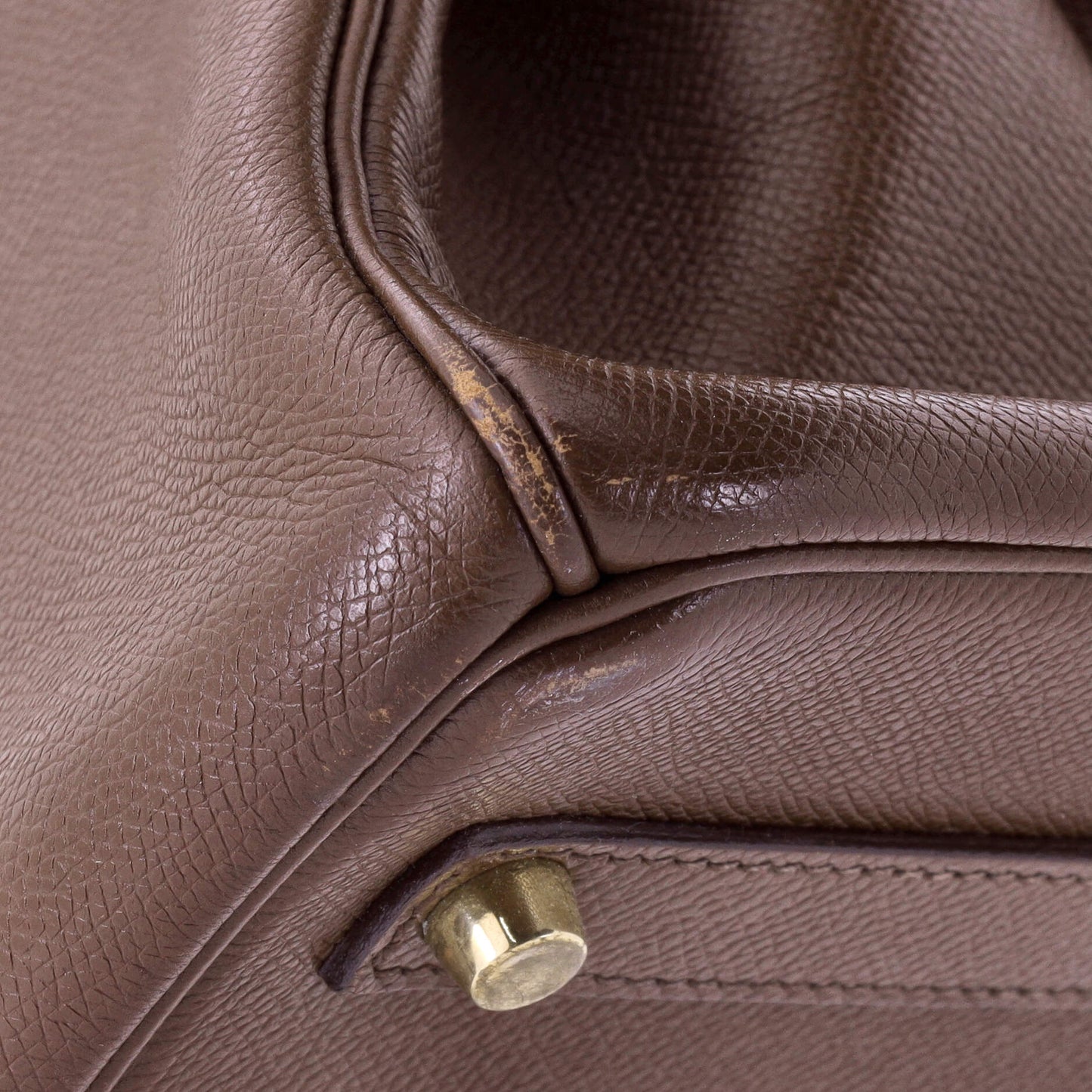 Birkin Handbag Marron Foncé Epsom with Gold Hardware 35