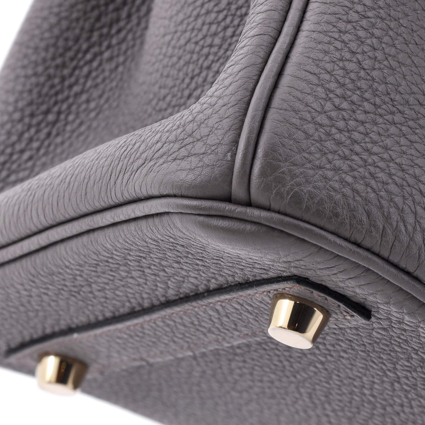 Birkin Handbag Grey Togo with Gold Hardware 30