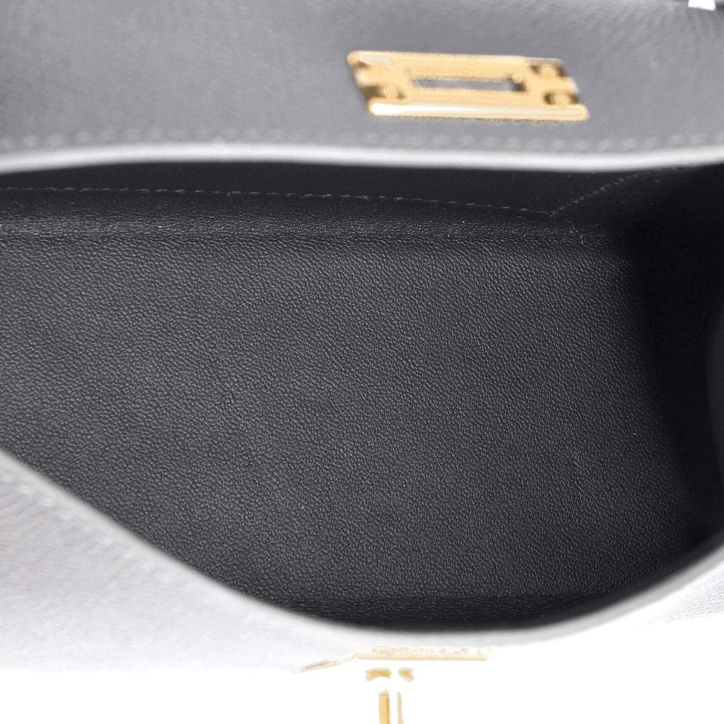 Kelly Mini II Bag Vert Mangrove Epsom with Gold Hardware 20