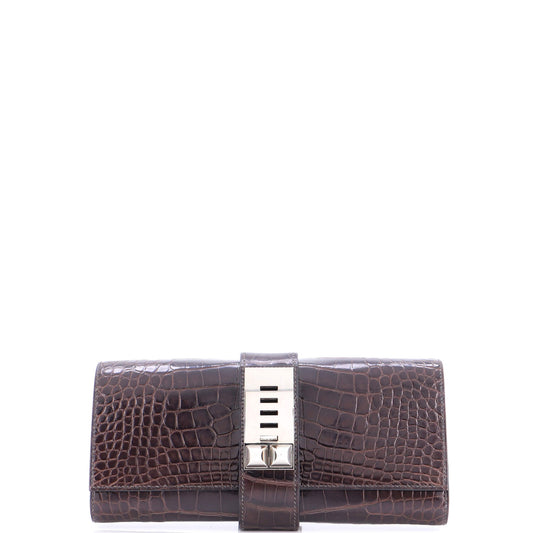 Medor Clutch Shiny Alligator 23