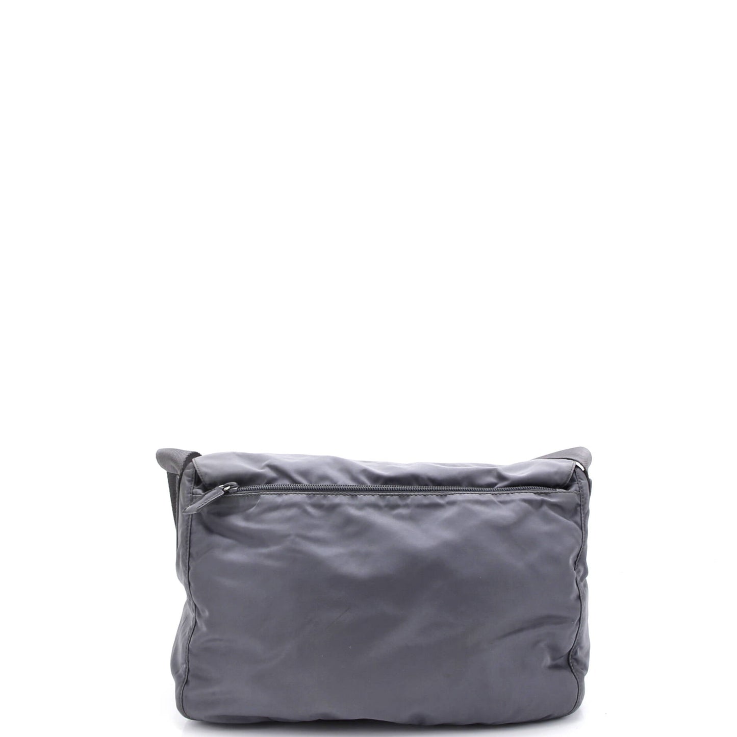 Double Buckle Flap Messenger Bag Tessuto Large