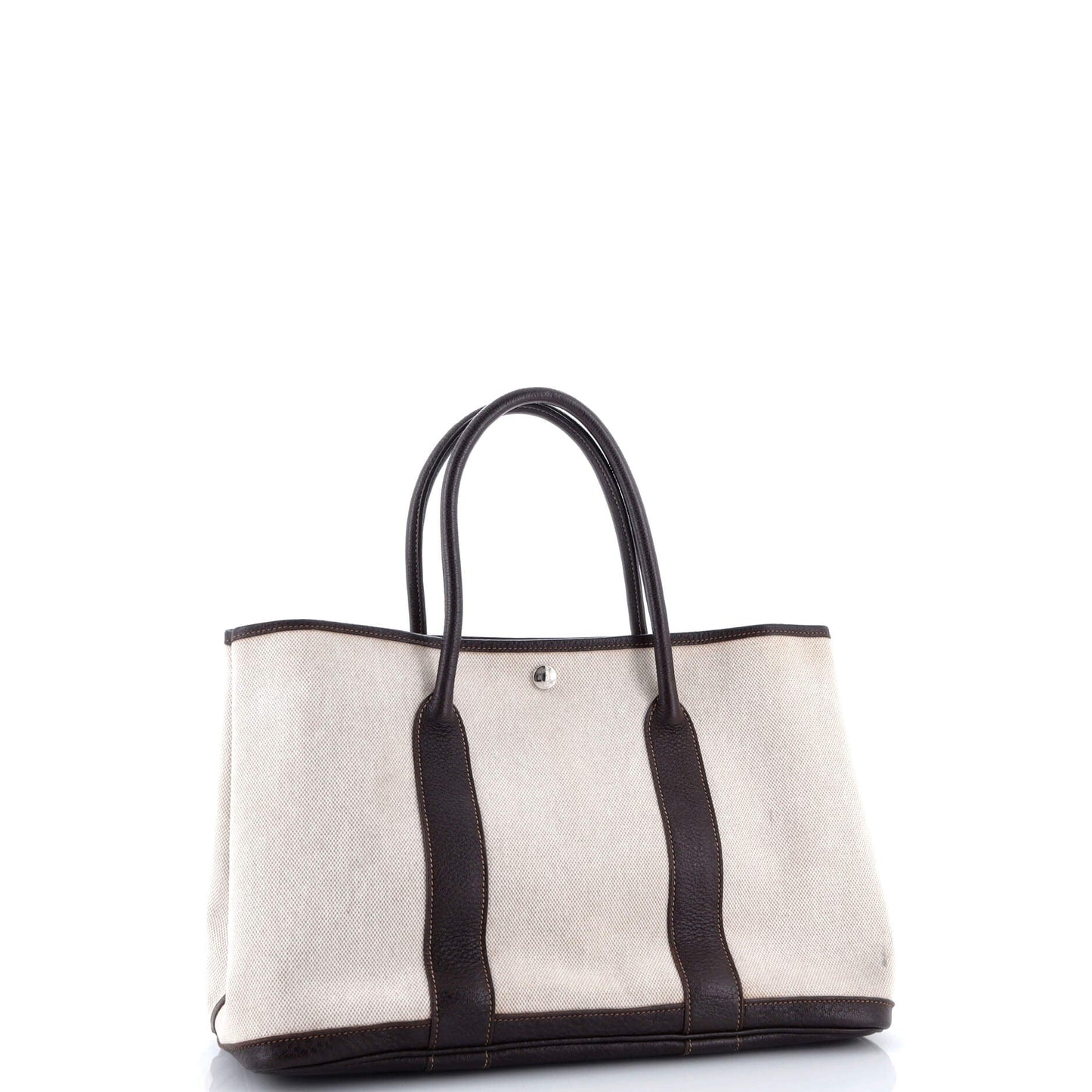 Garden Party Tote Toile and Leather 36