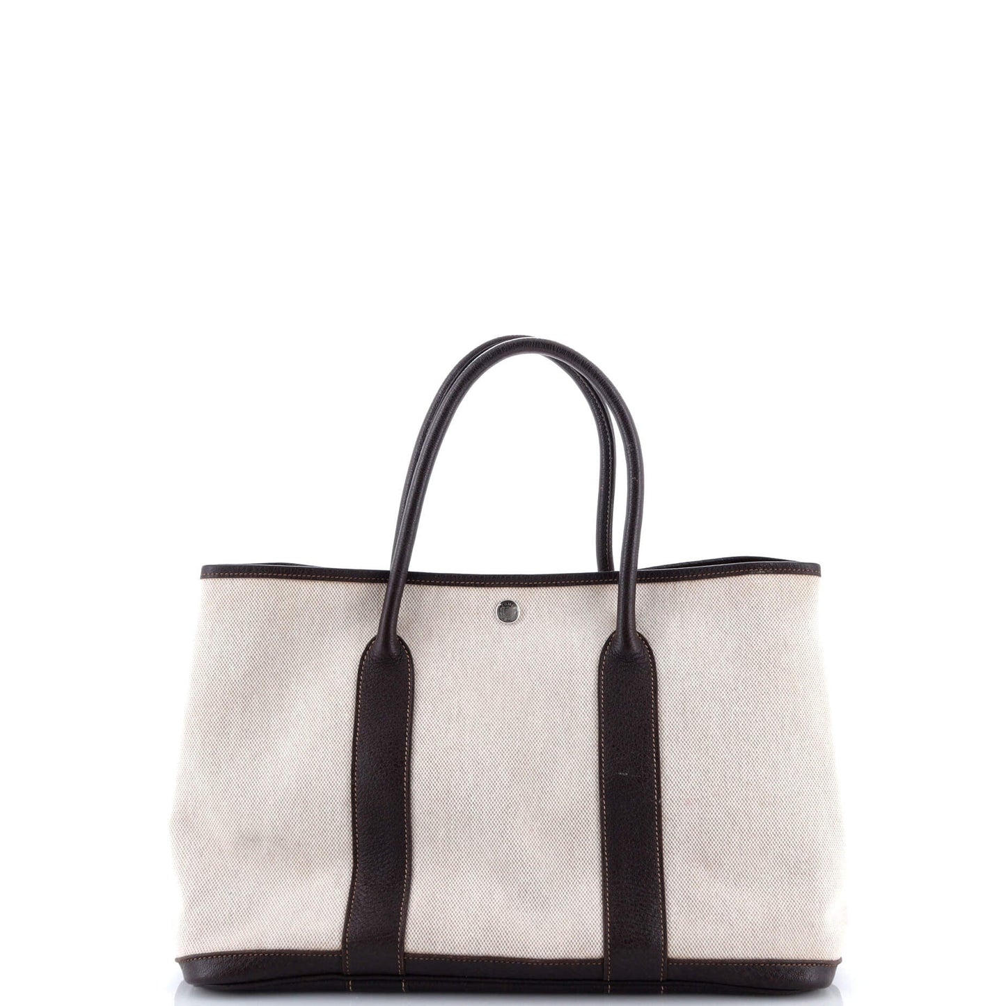 Garden Party Tote Toile and Leather 36