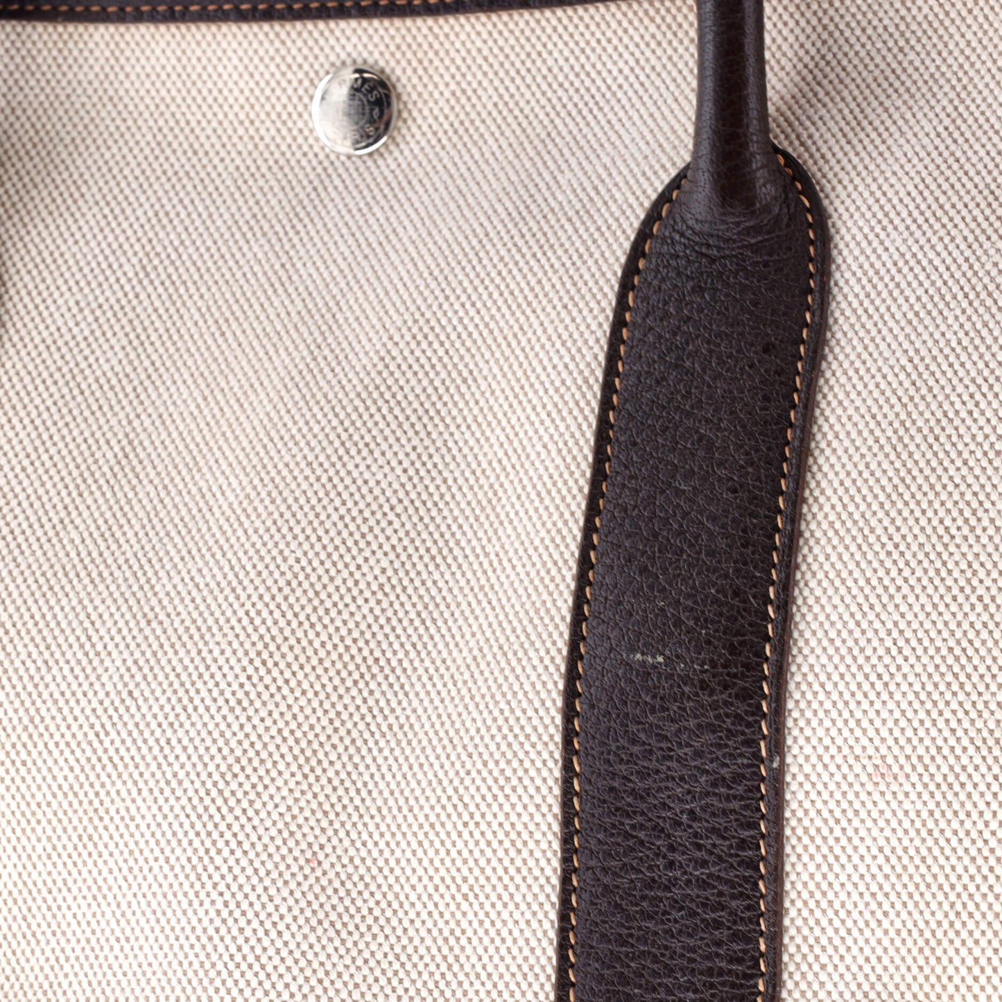 Garden Party Tote Toile and Leather 36