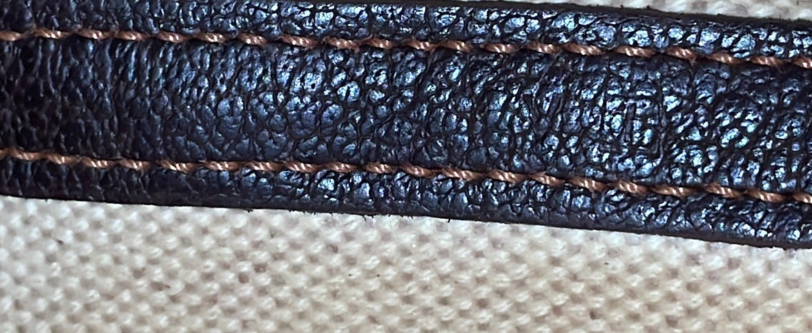 Garden Party Tote Toile and Leather 36