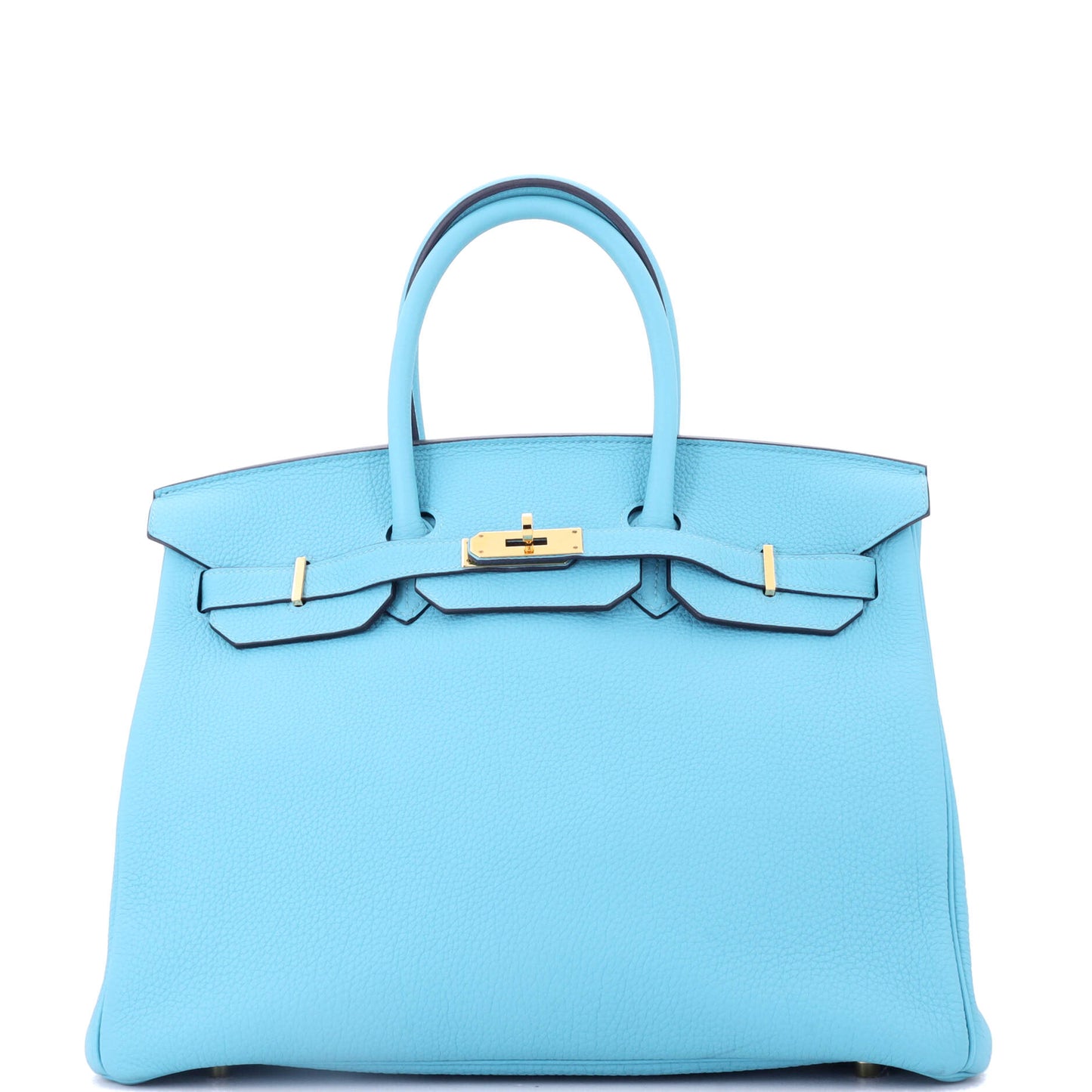Birkin Handbag Bleu Du Nord Togo with Gold Hardware 35