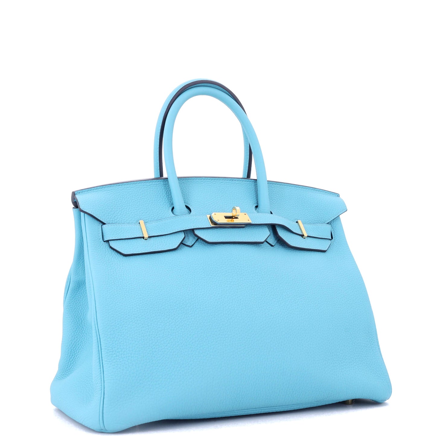 Birkin Handbag Bleu Du Nord Togo with Gold Hardware 35