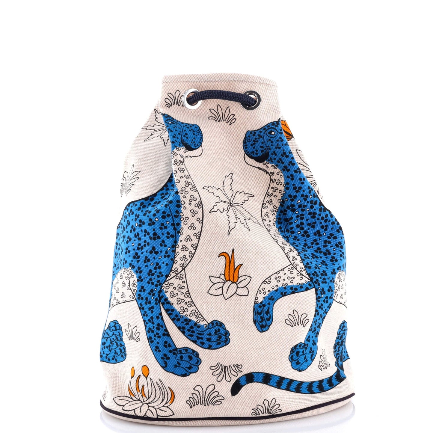 Sac Marin Rucksack Backpack Printed Toile