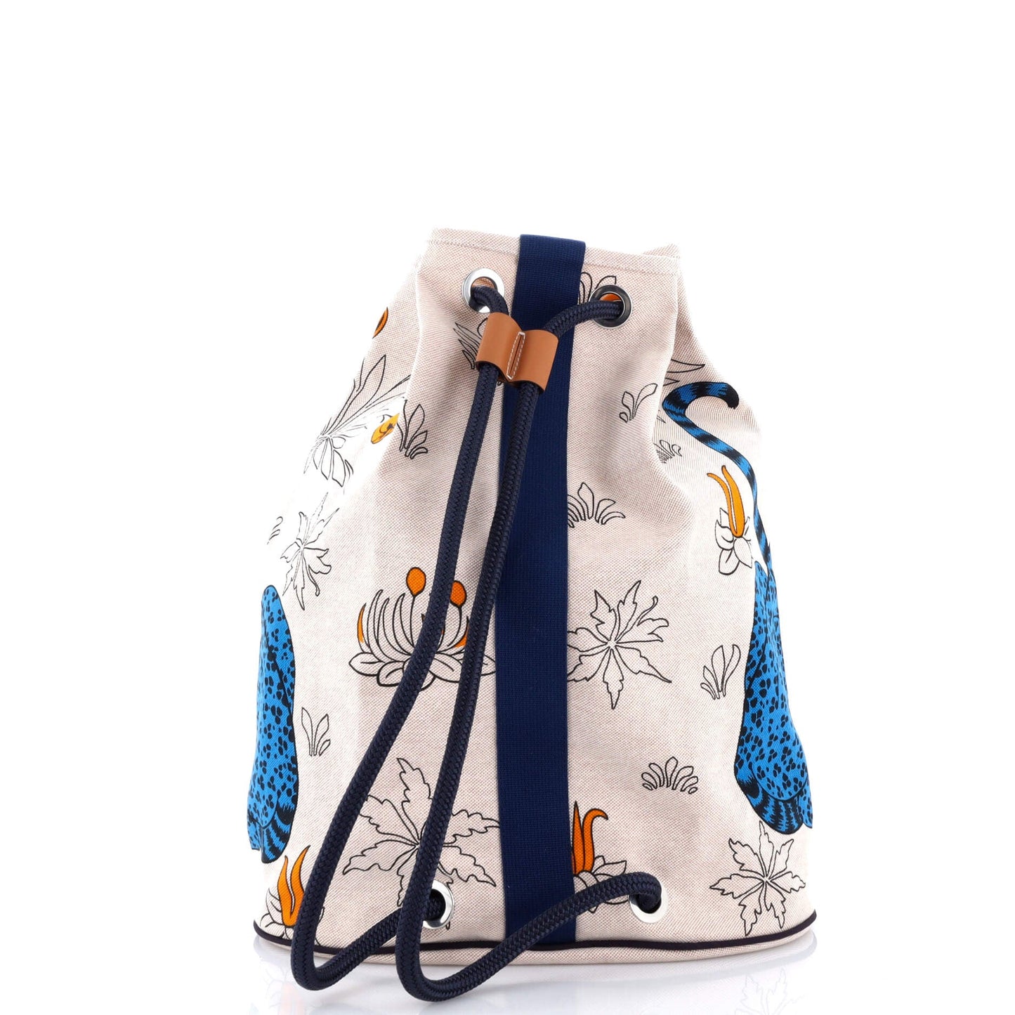 Sac Marin Rucksack Backpack Printed Toile