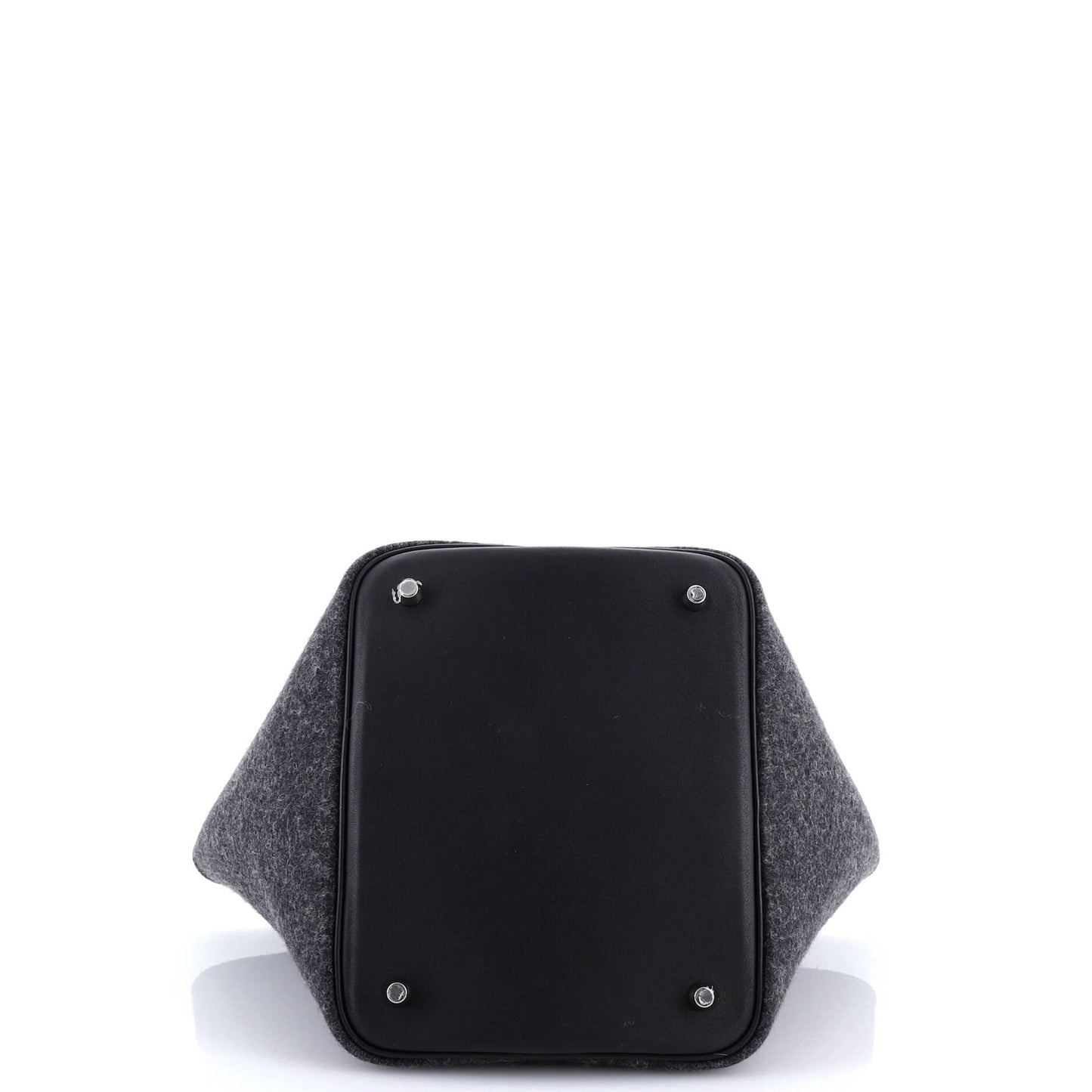 Picotin Lock Bag Felt with Leather MM