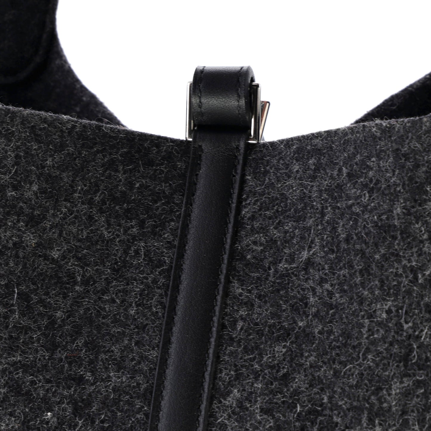 Picotin Lock Bag Felt with Leather MM