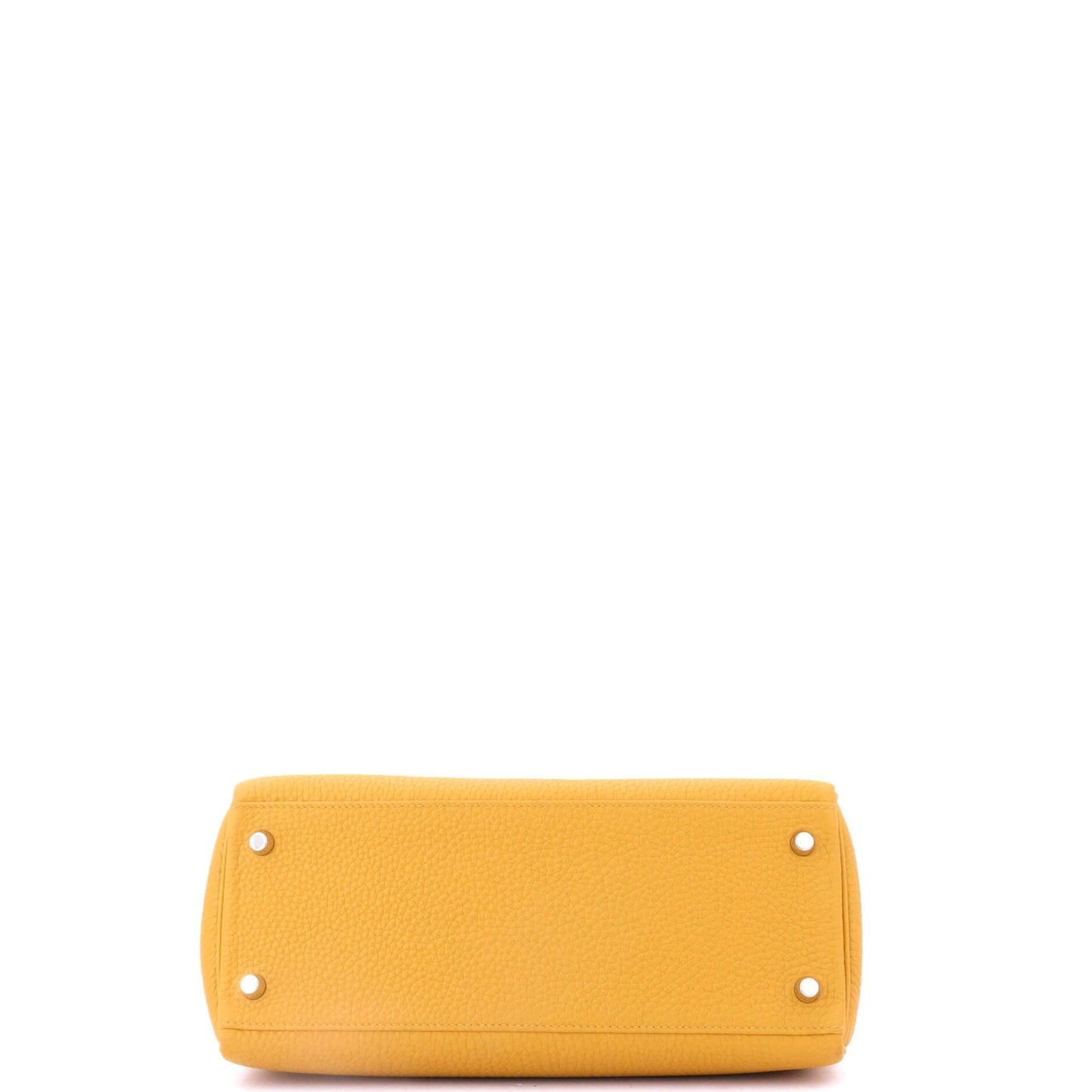 Kelly Handbag Jaune Ambre Togo with Palladium Hardware 28