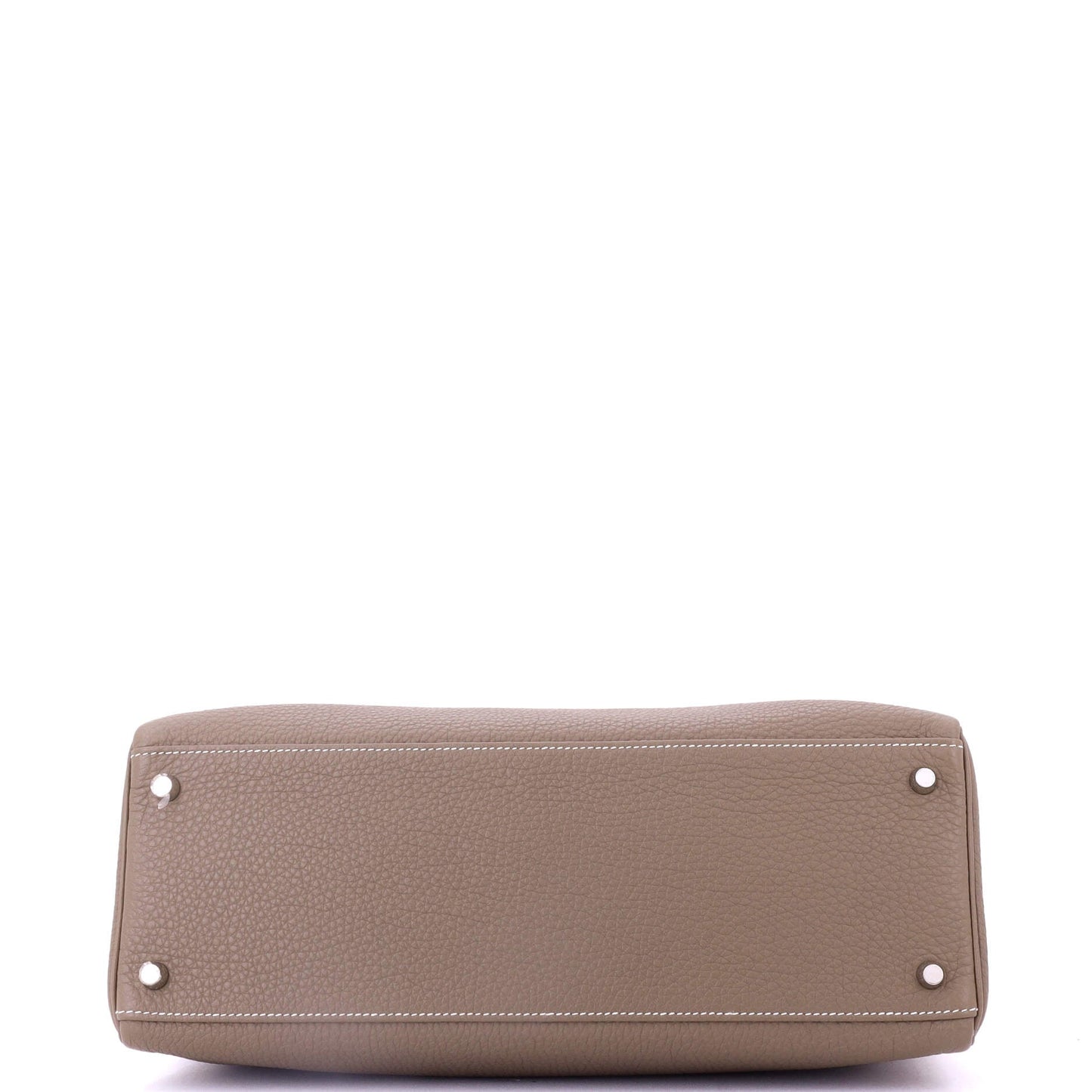 Kelly Handbag Grey Togo with Palladium Hardware 35