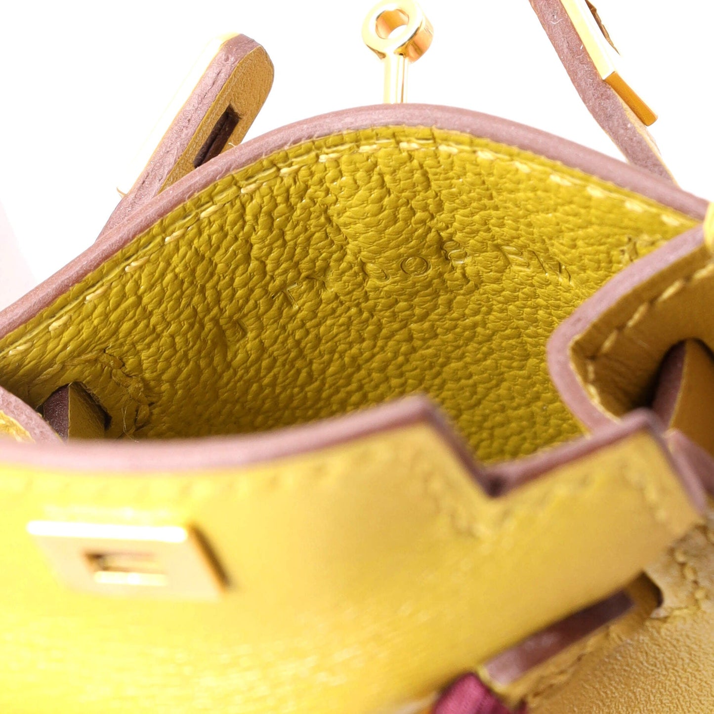 Kelly Twilly Bag Charm Tadelakt