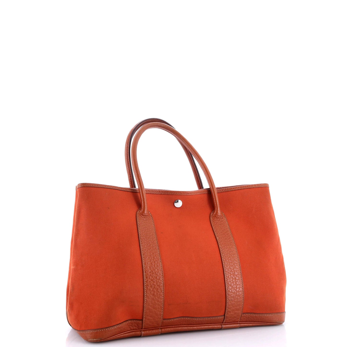 Garden Party Tote Toile and Leather 36