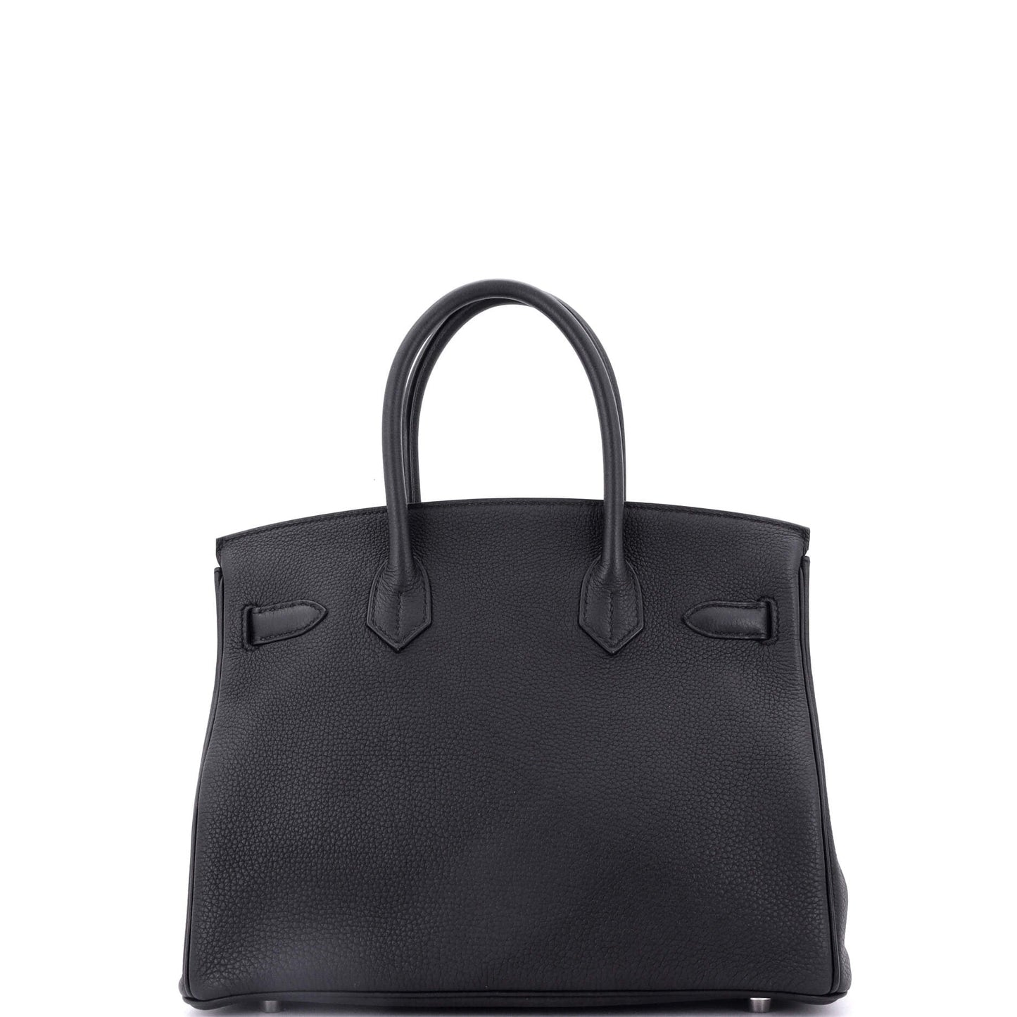 Birkin Handbag Noir Togo with Palladium Hardware 30