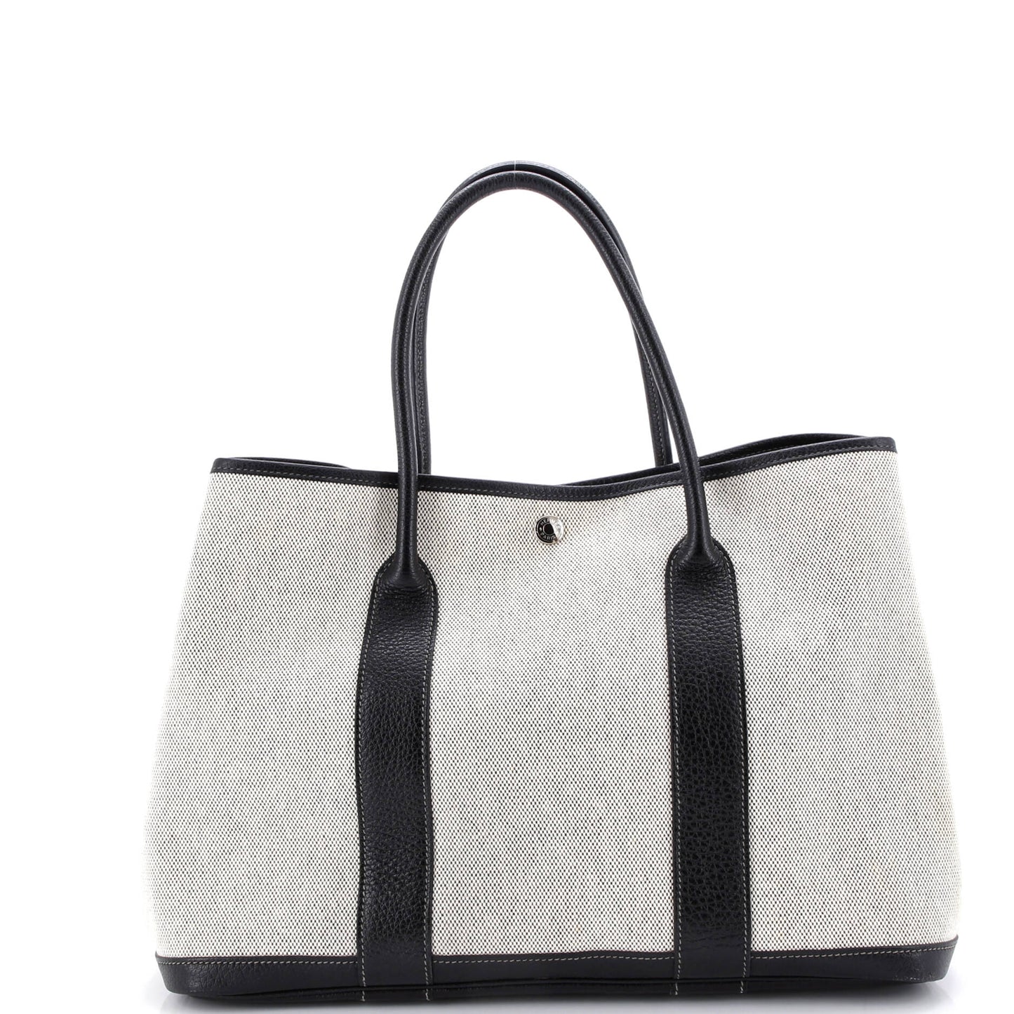 Garden Party Tote Toile and Leather 36