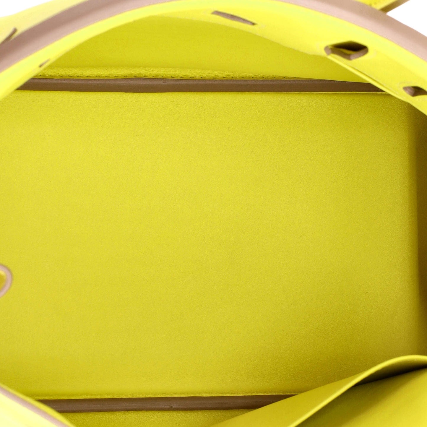 Birkin Handbag Lime Swift with Palladium Hardware 25