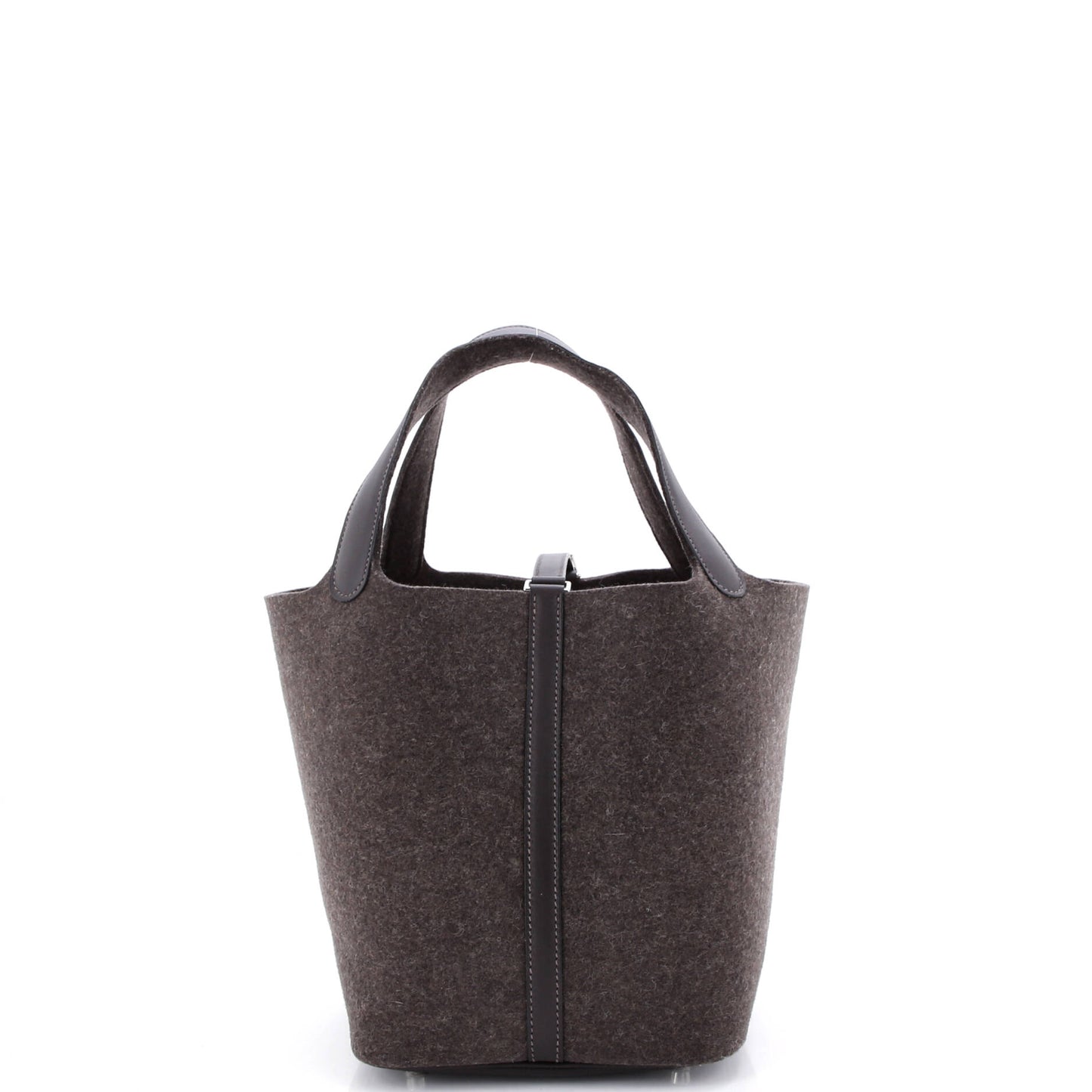 Picotin Lock Bag Felt with Leather MM
