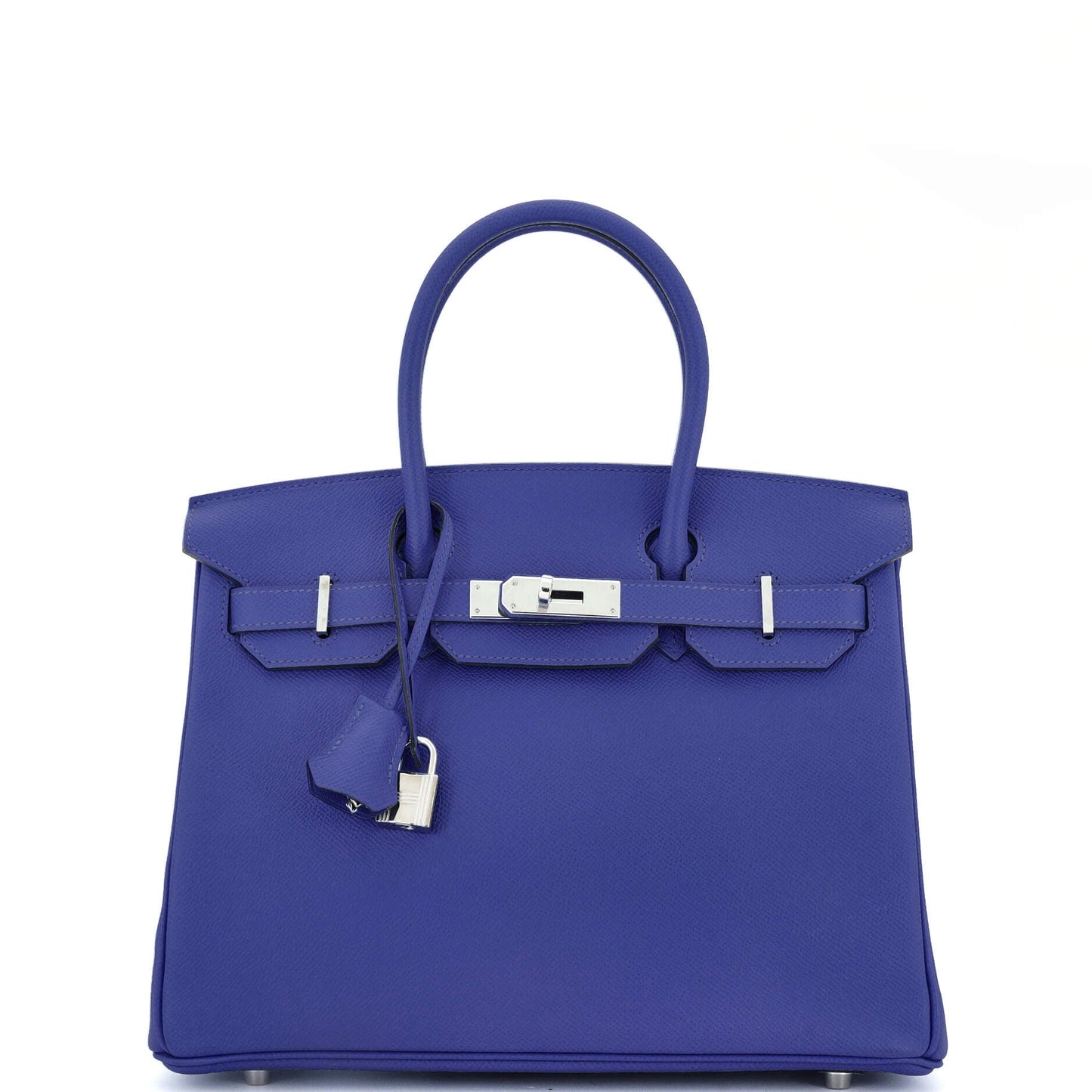 Birkin Handbag Bleu Electrique Epsom with Palladium Hardware 30