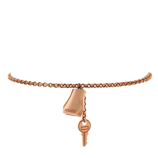 Kelly Clochette Chain Bracelet 18K Rose Gold Small