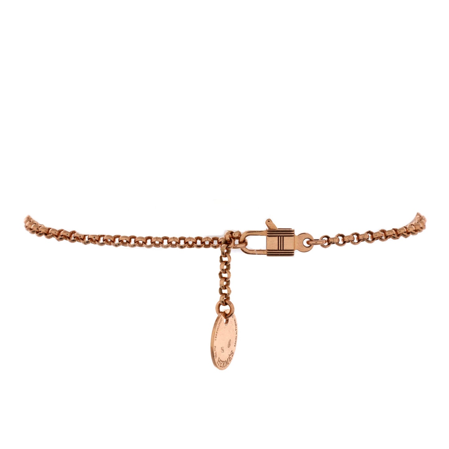 Kelly Clochette Chain Bracelet 18K Rose Gold Small