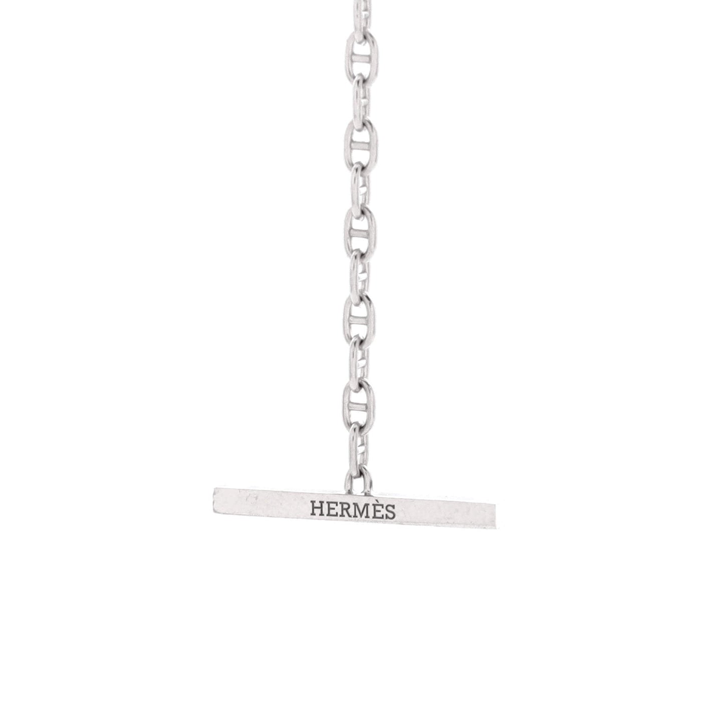 Chaine d'Ancre Contour Bracelet 18K White Gold with Diamonds