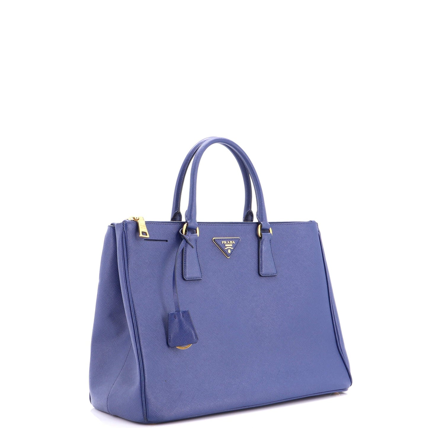 Double Zip Lux Tote Saffiano Leather Large