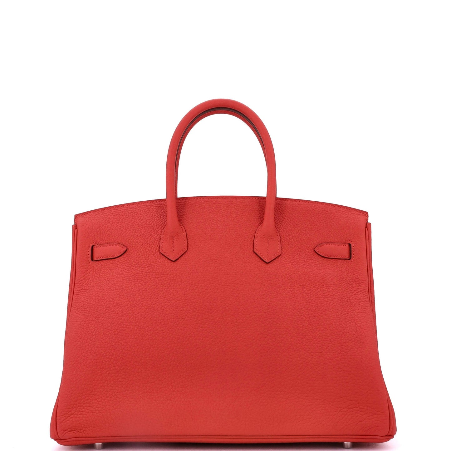 Birkin Handbag Rouge Pivoine Togo with Palladium Hardware 35