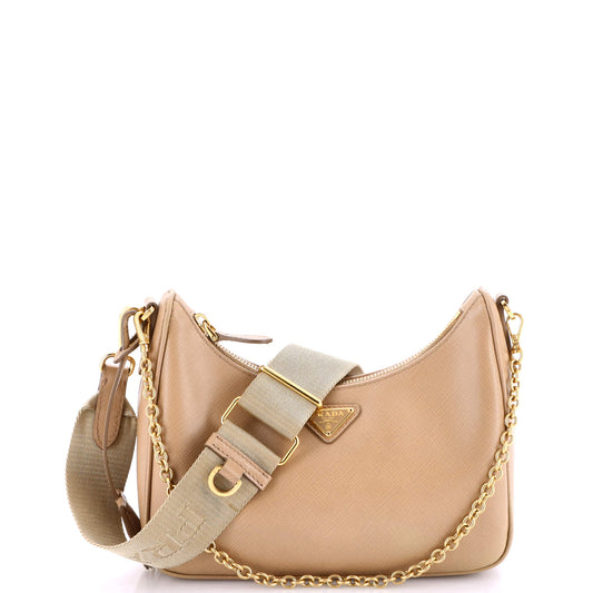 Re-Edition 2005 Shoulder Bag Saffiano Leather Small