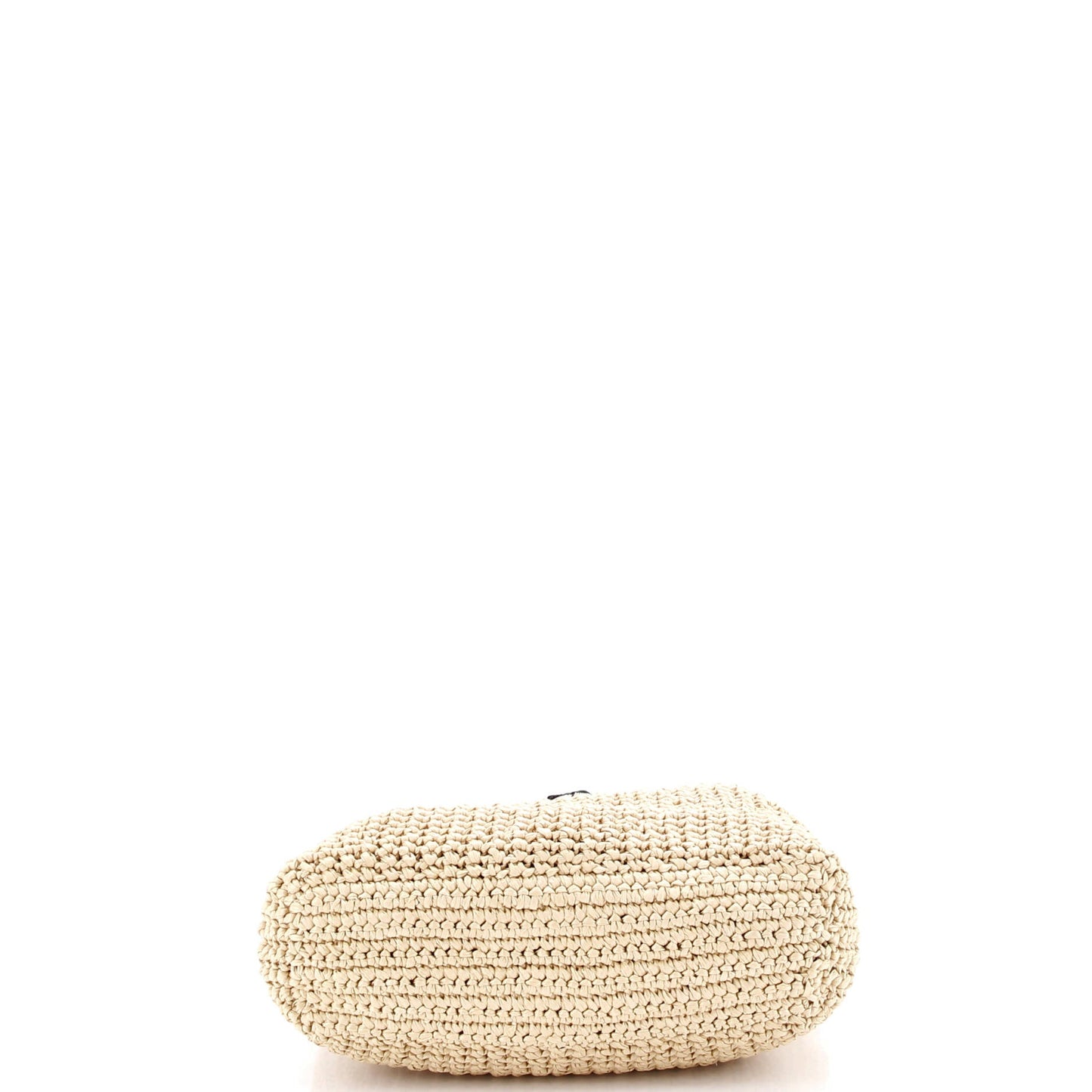 Logo Tote Raffia Small