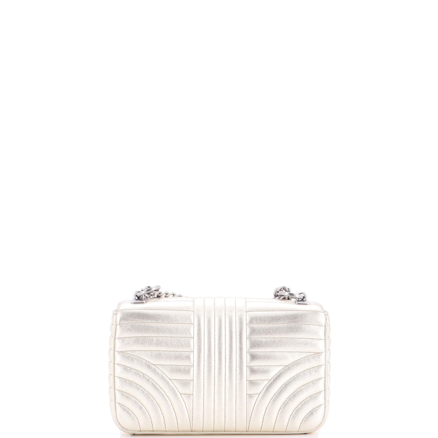 Chain Flap Shoulder Bag Diagramme Quilted Leather Medium