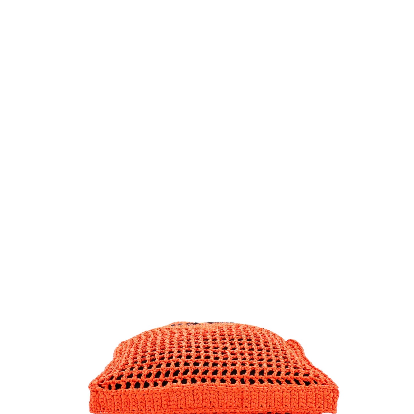 Triangle Logo Open Tote Raffia