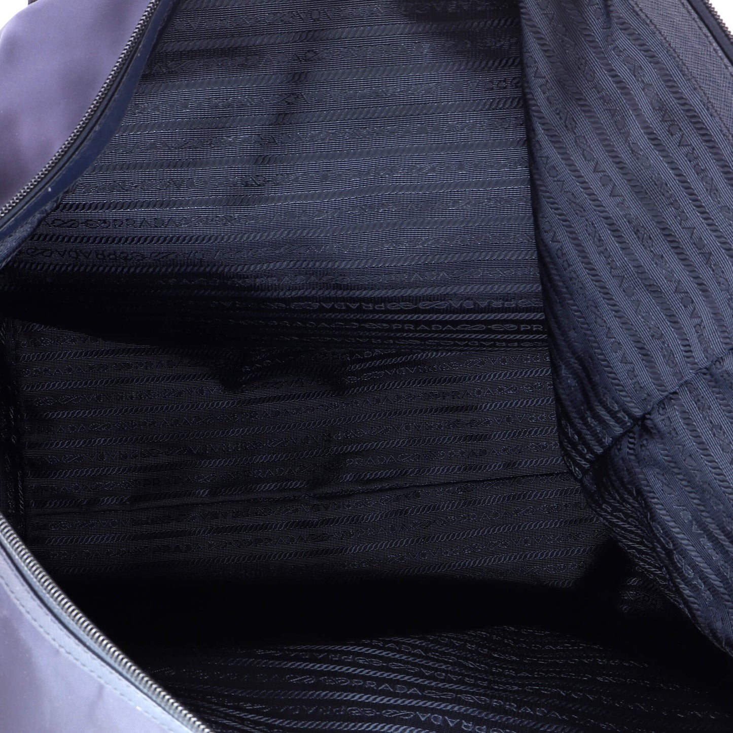 Weekend Duffle Bag Tessuto with Saffiano Leather Large