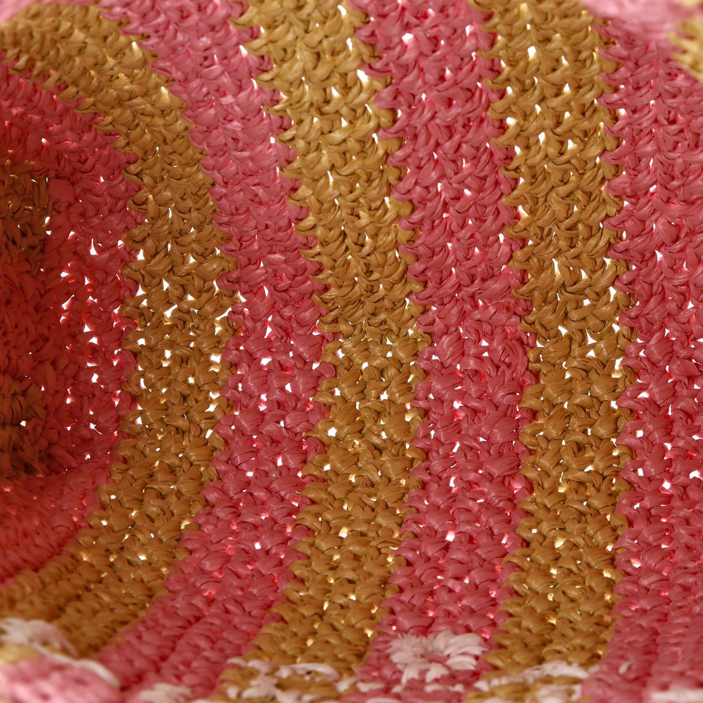 Logo Tote Raffia Small