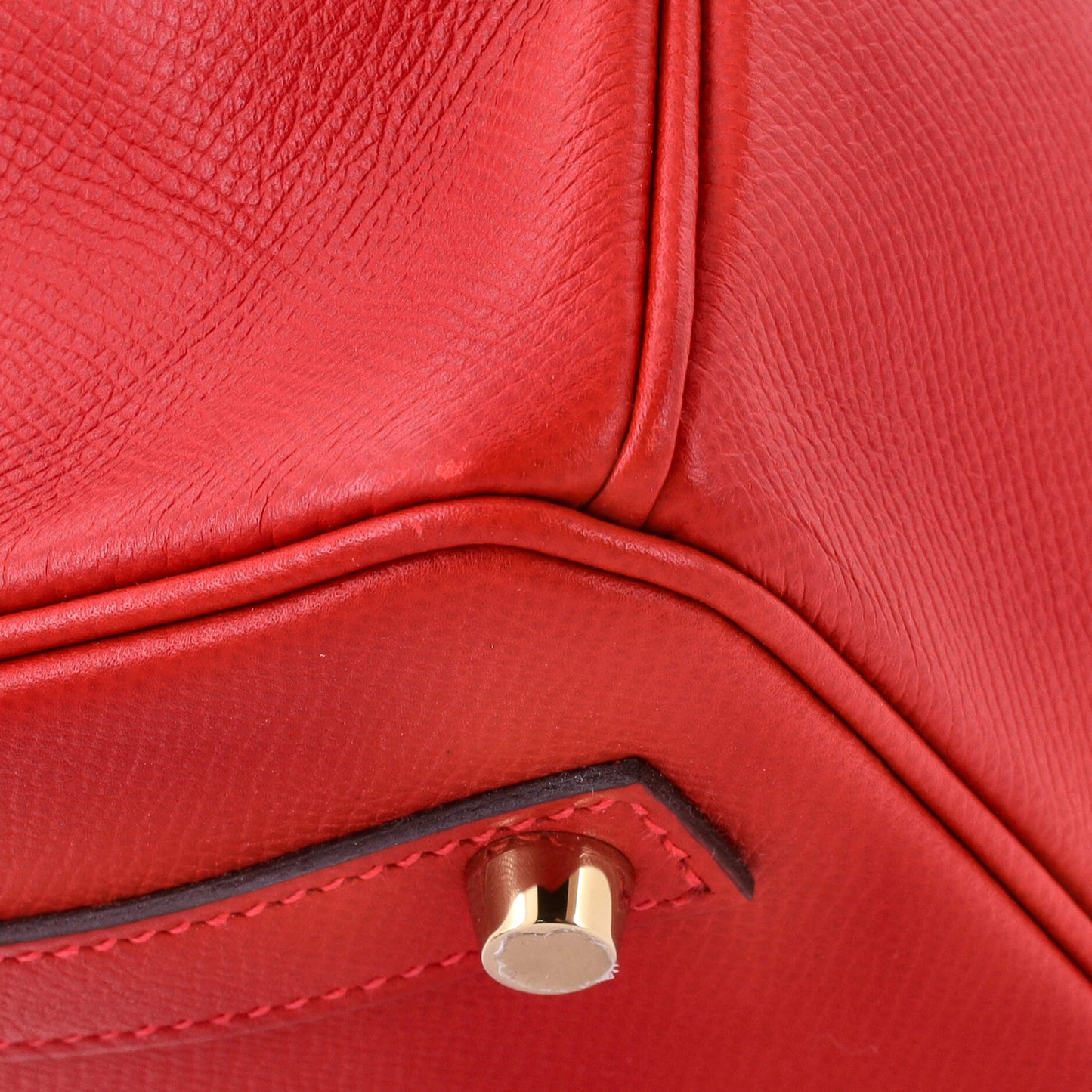 Birkin Handbag Rouge Vif Epsom with Gold Hardware 30