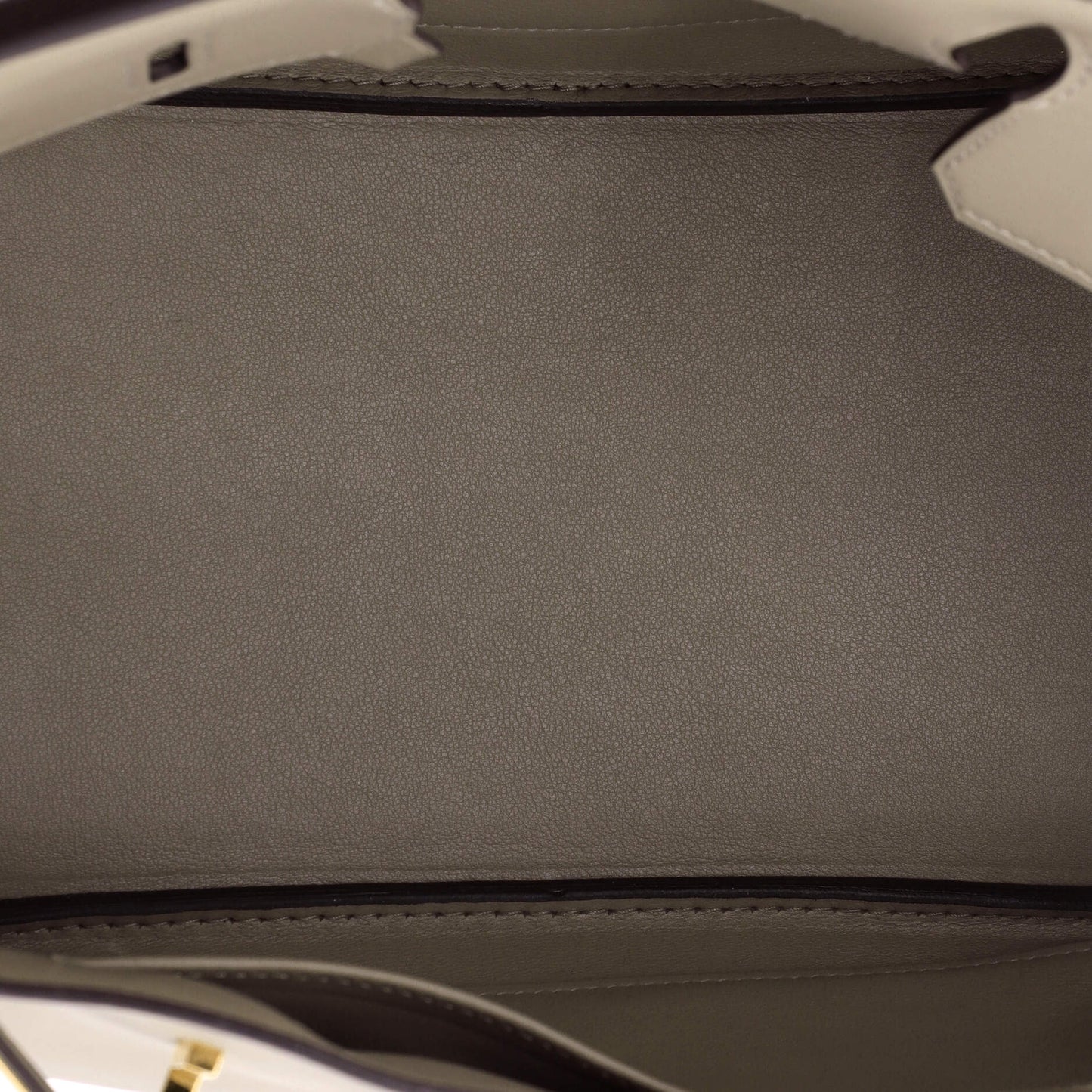 Birkin Handbag Grey Swift with Gold Hardware 25