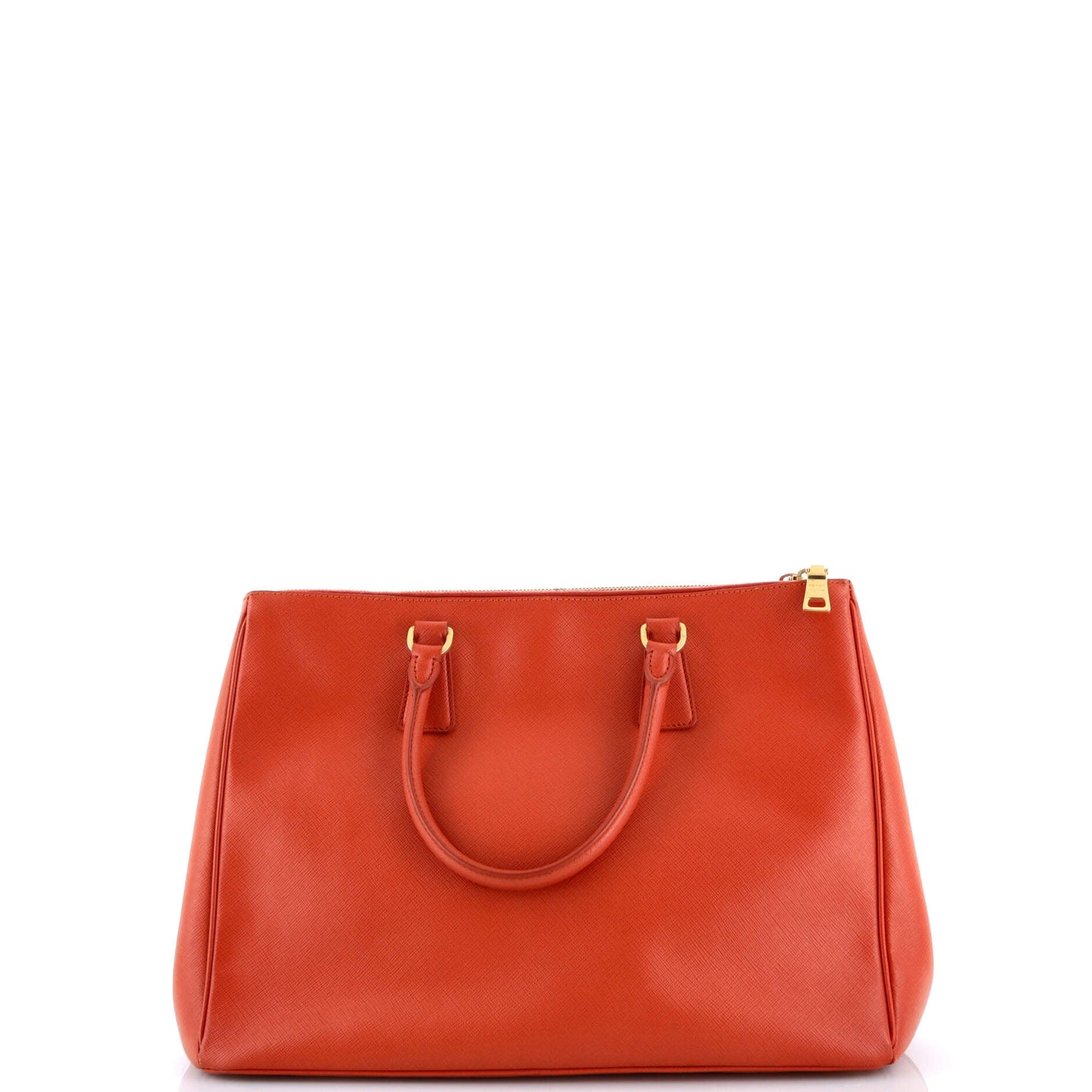 Double Zip Lux Tote Saffiano Leather Large