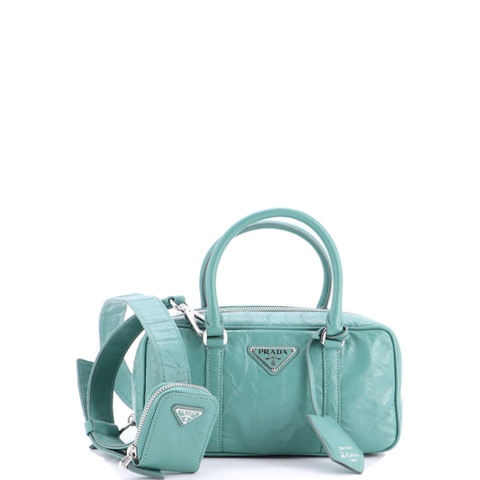 Re-Edition Top Handle Bauletto Bag Nappa Antique Small