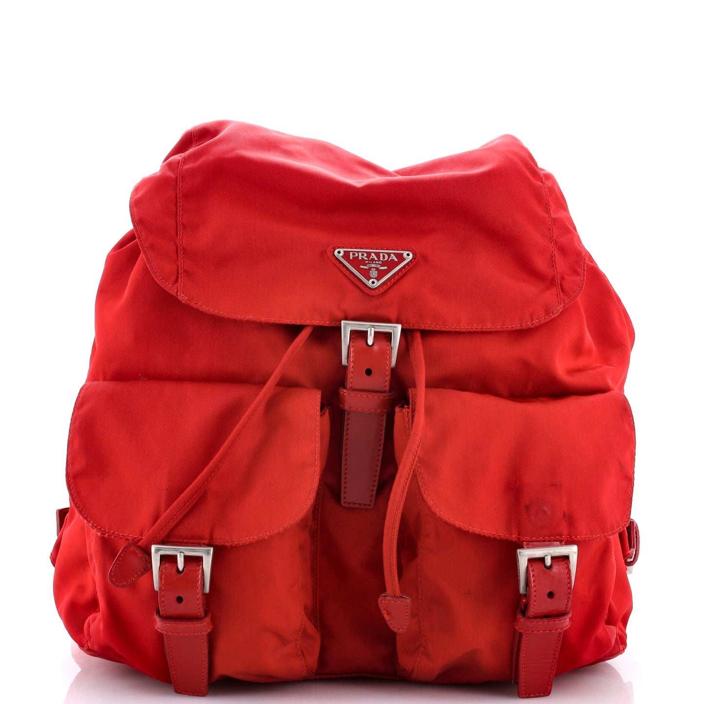 Double Front Pocket Backpack Tessuto Medium