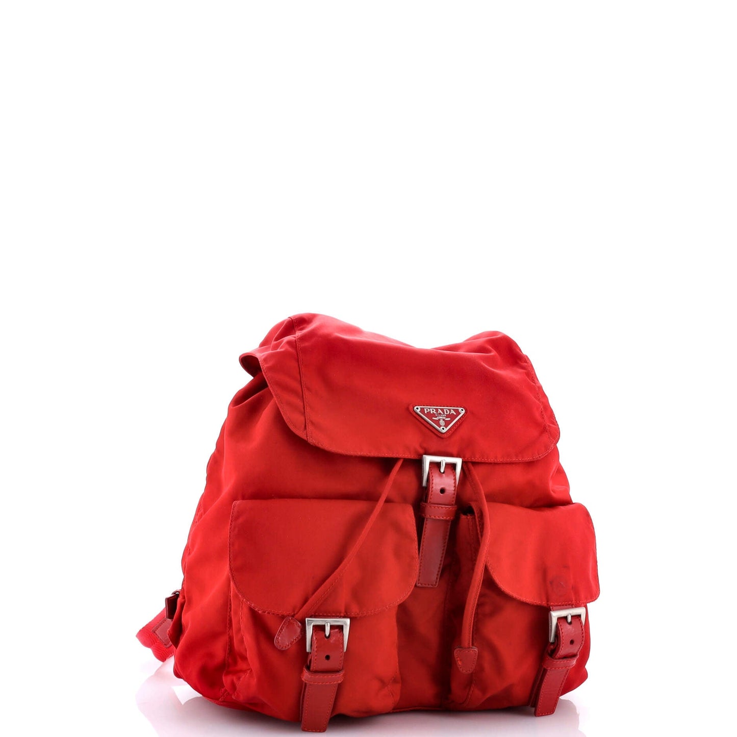 Double Front Pocket Backpack Tessuto Medium