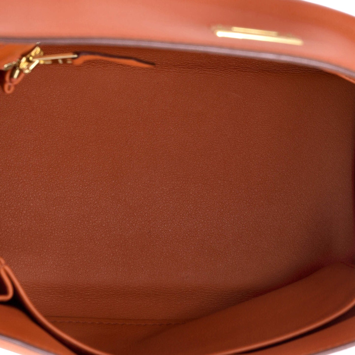 Kelly Handbag Terre Battue Swift with Gold Hardware 25