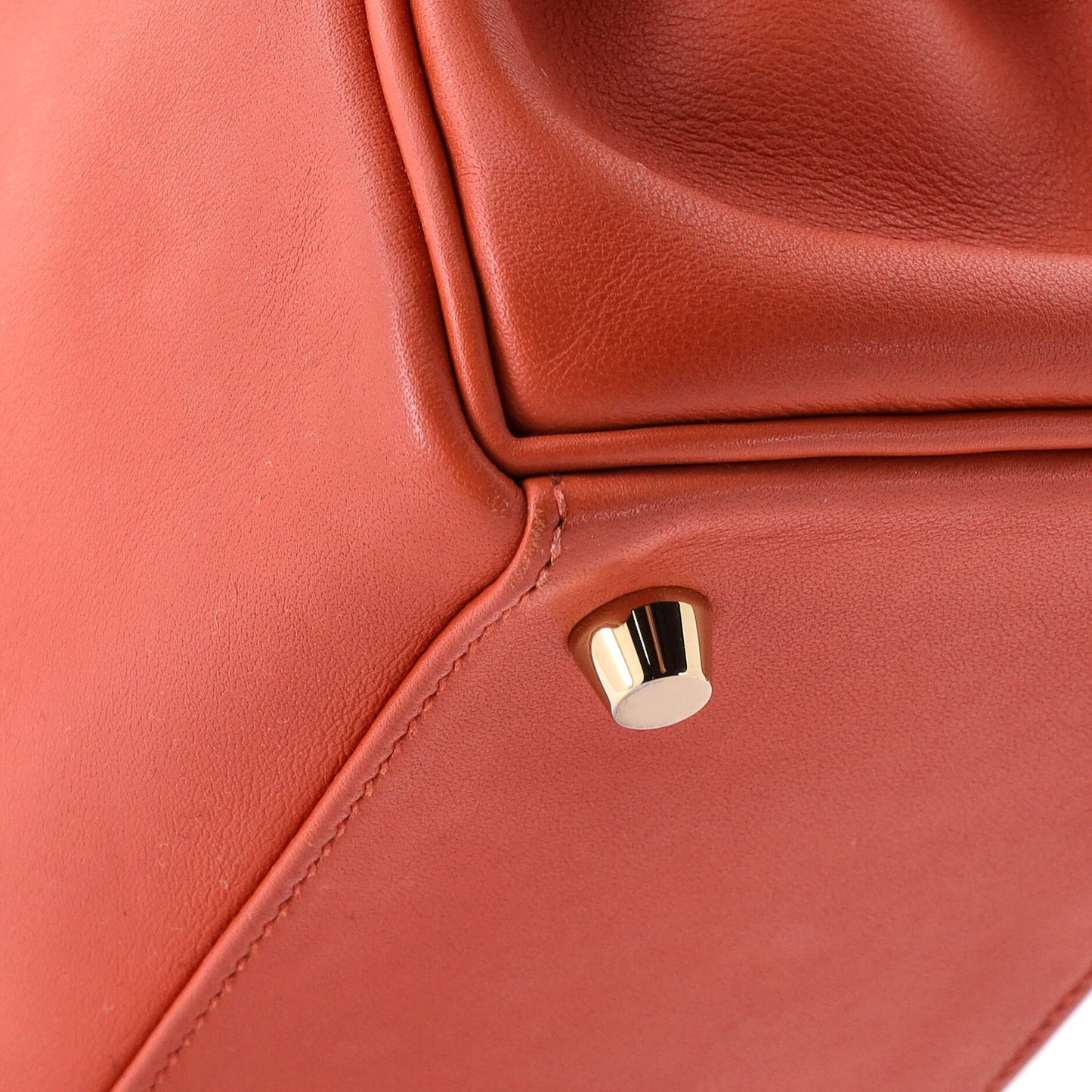 Kelly Handbag Terre Battue Swift with Gold Hardware 25