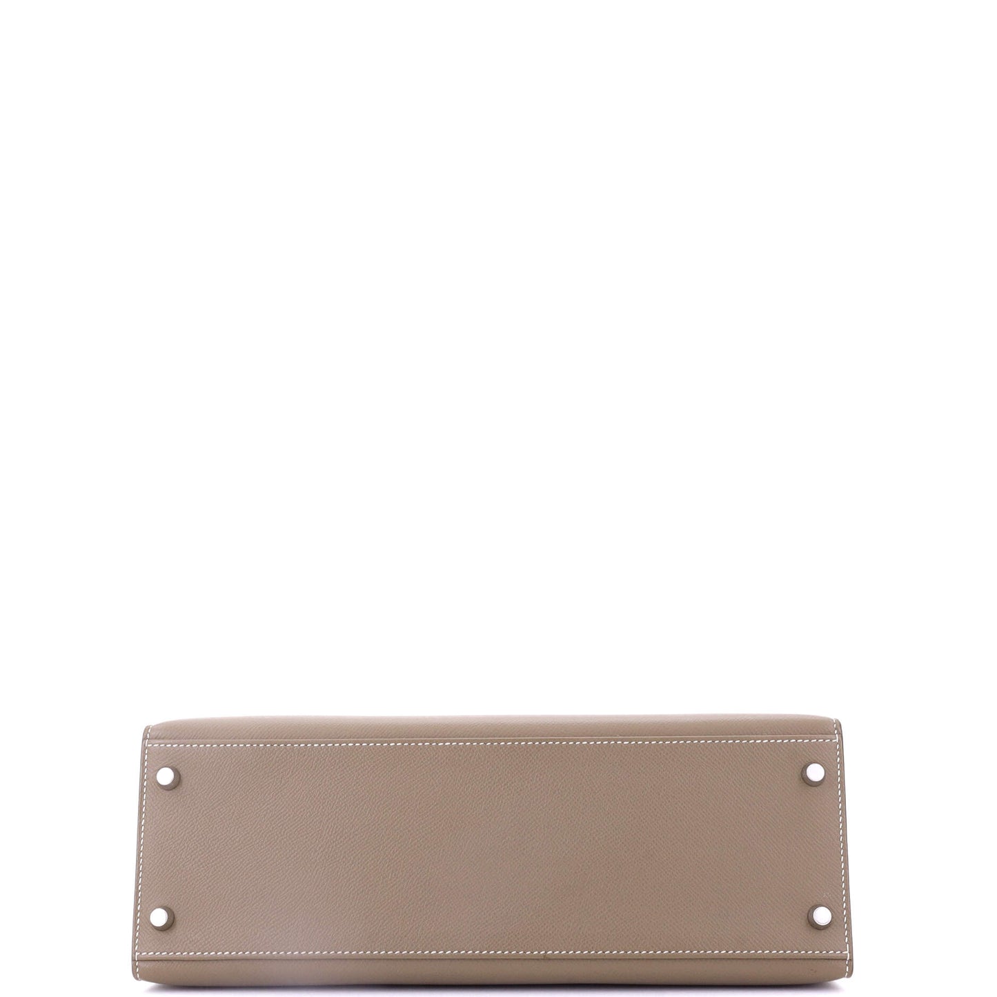 Kelly Handbag Grey Epsom with Palladium Hardware 32