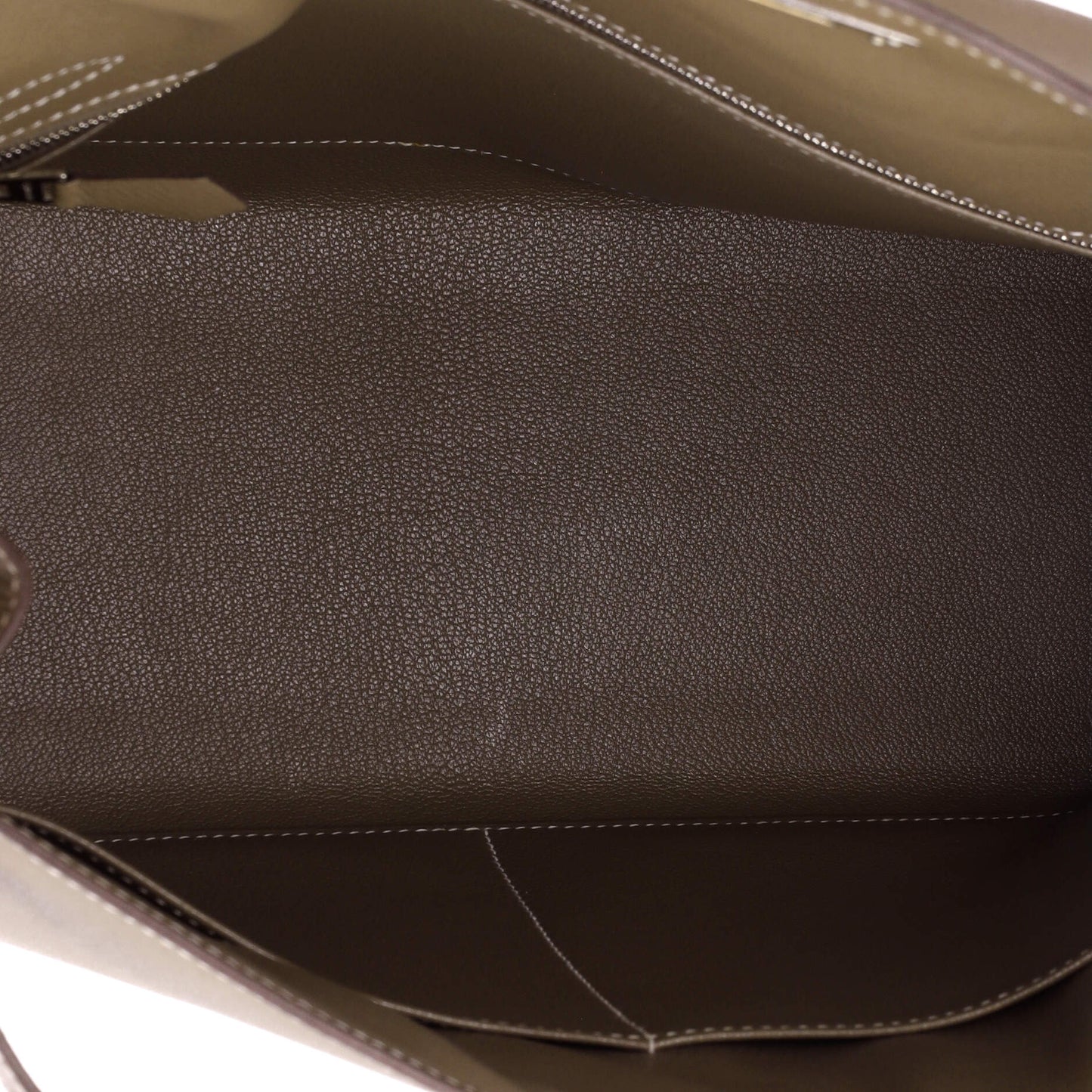 Kelly Handbag Grey Epsom with Palladium Hardware 32