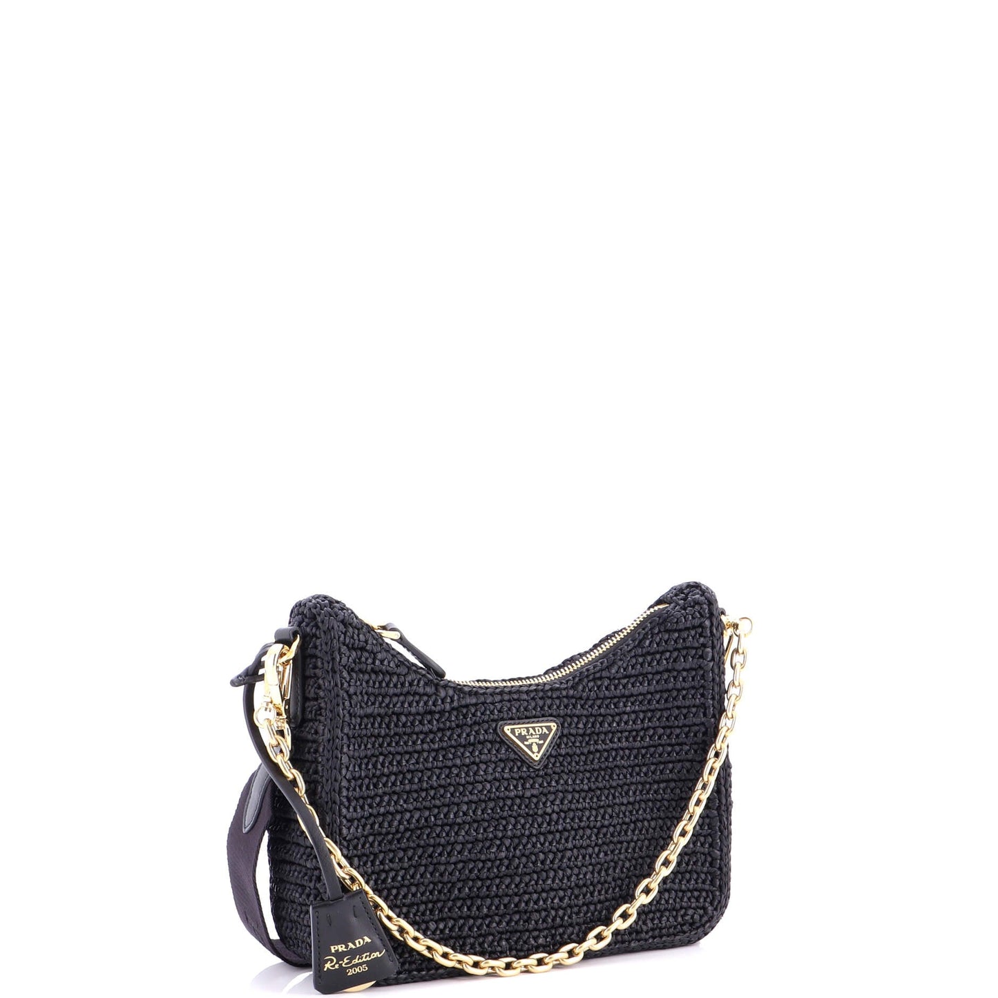 Re-Edition 2005 Shoulder Bag Raffia Small