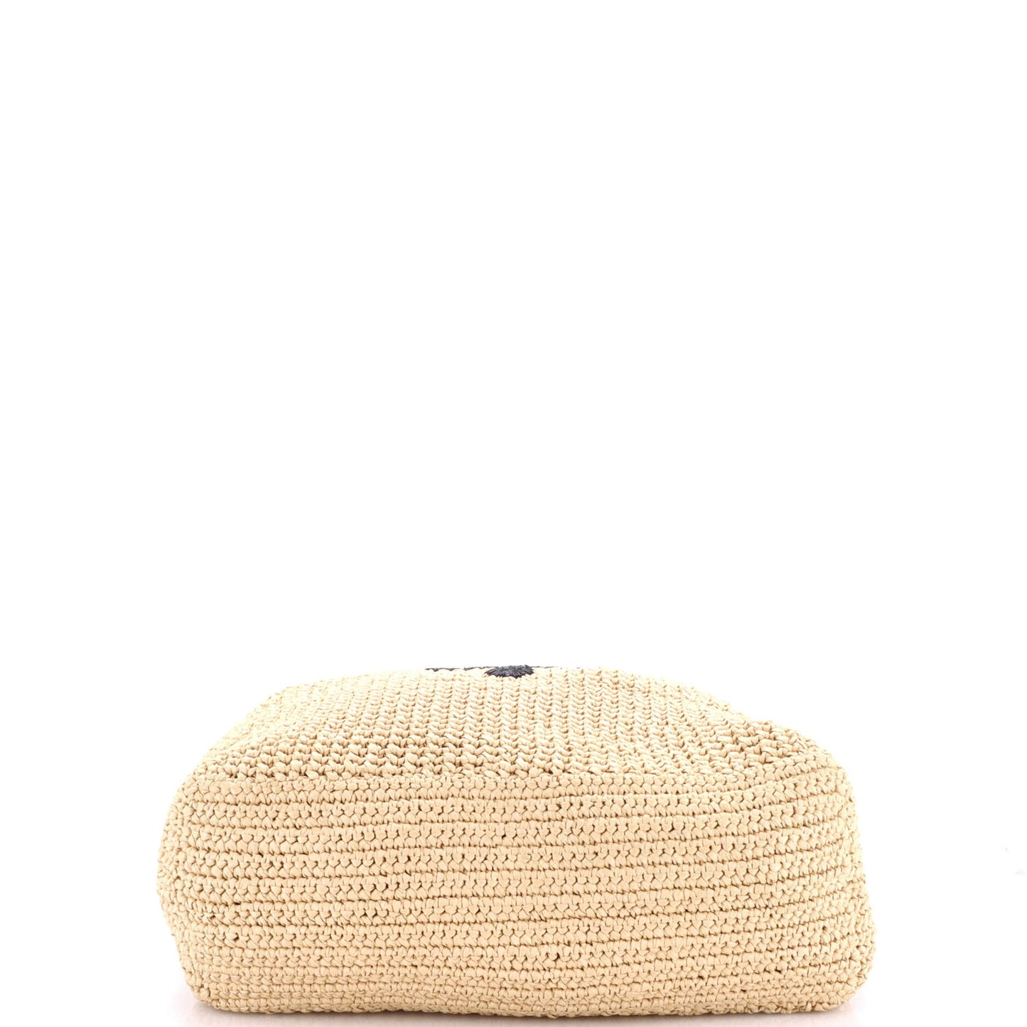 Logo Tote Raffia Large